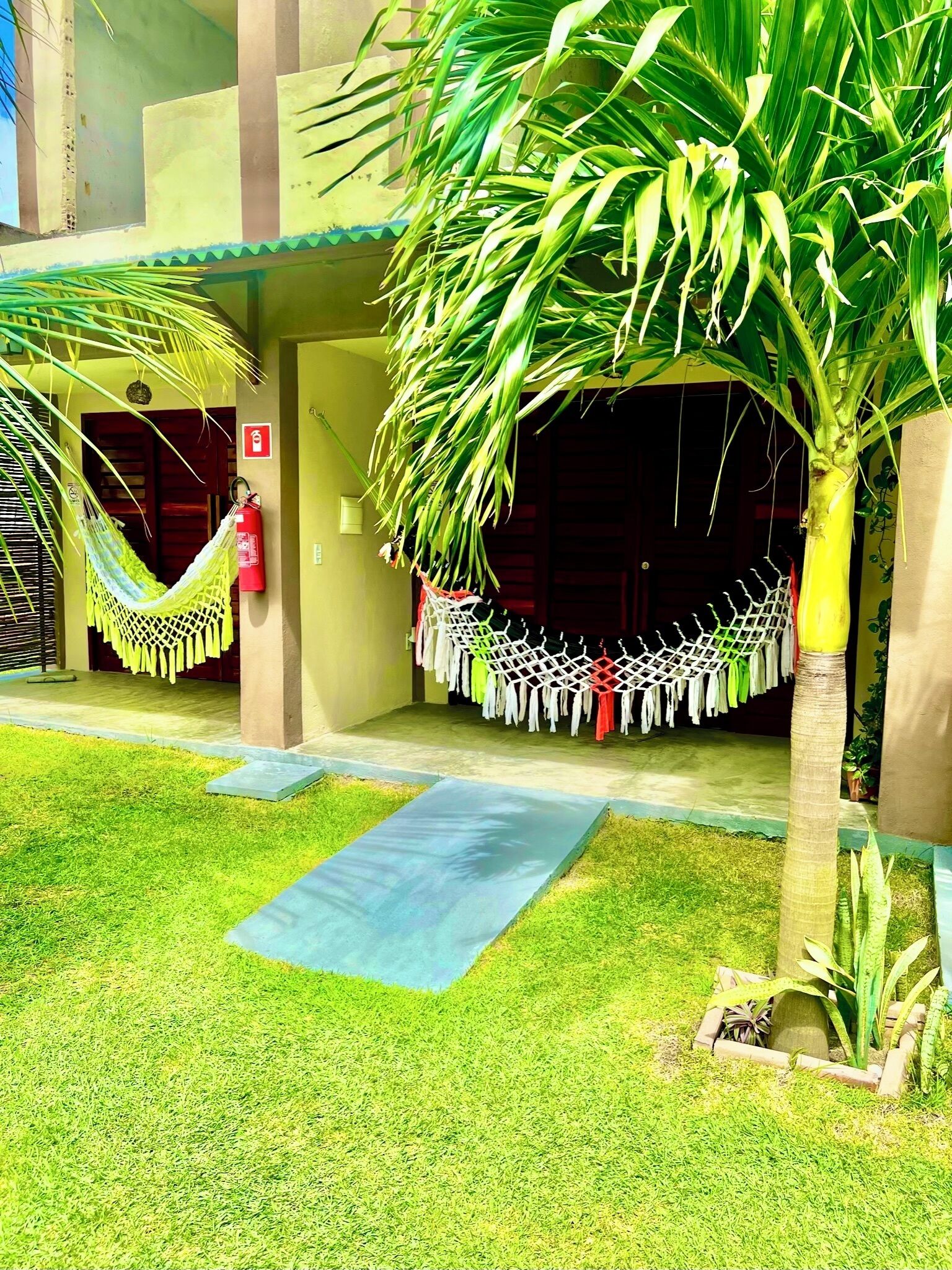 Standard Twin Room, Mobility Accessible, Garden View | View from room