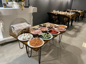 Petit déjeuner buffet compris tous les jours