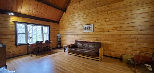 Simple log cabin ready for boats, horses, and you!