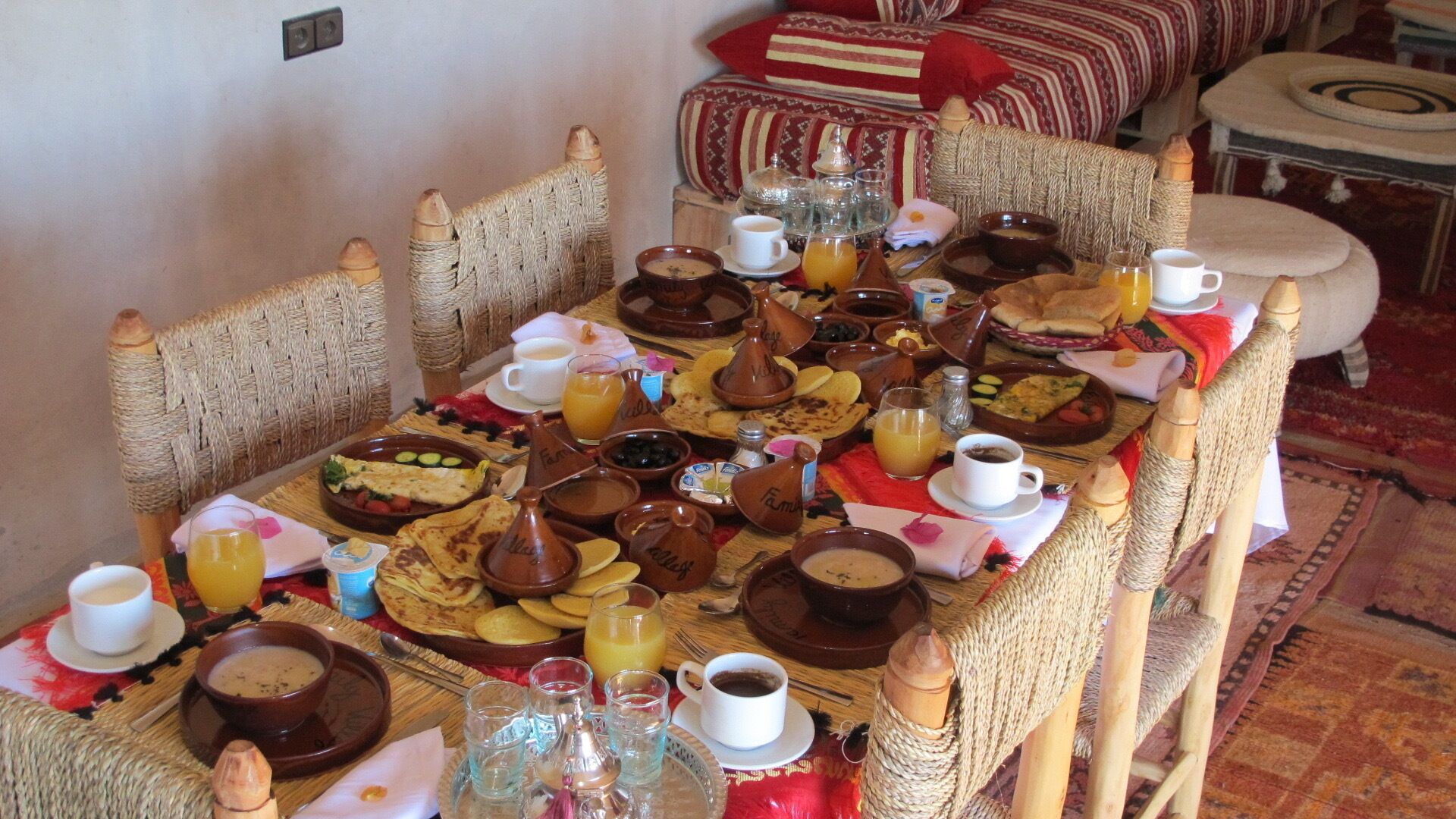 Free daily local cuisine breakfast