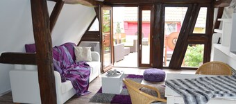 Cozy vacation apartment with terrace near Karlsruhe