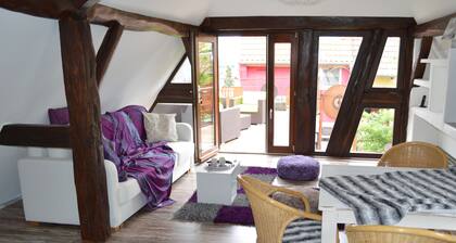 Gemütliche Ferienwohnung mit Terrasse in der Nähe Karlsruhe