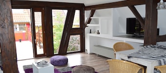 Cozy vacation apartment with terrace near Karlsruhe