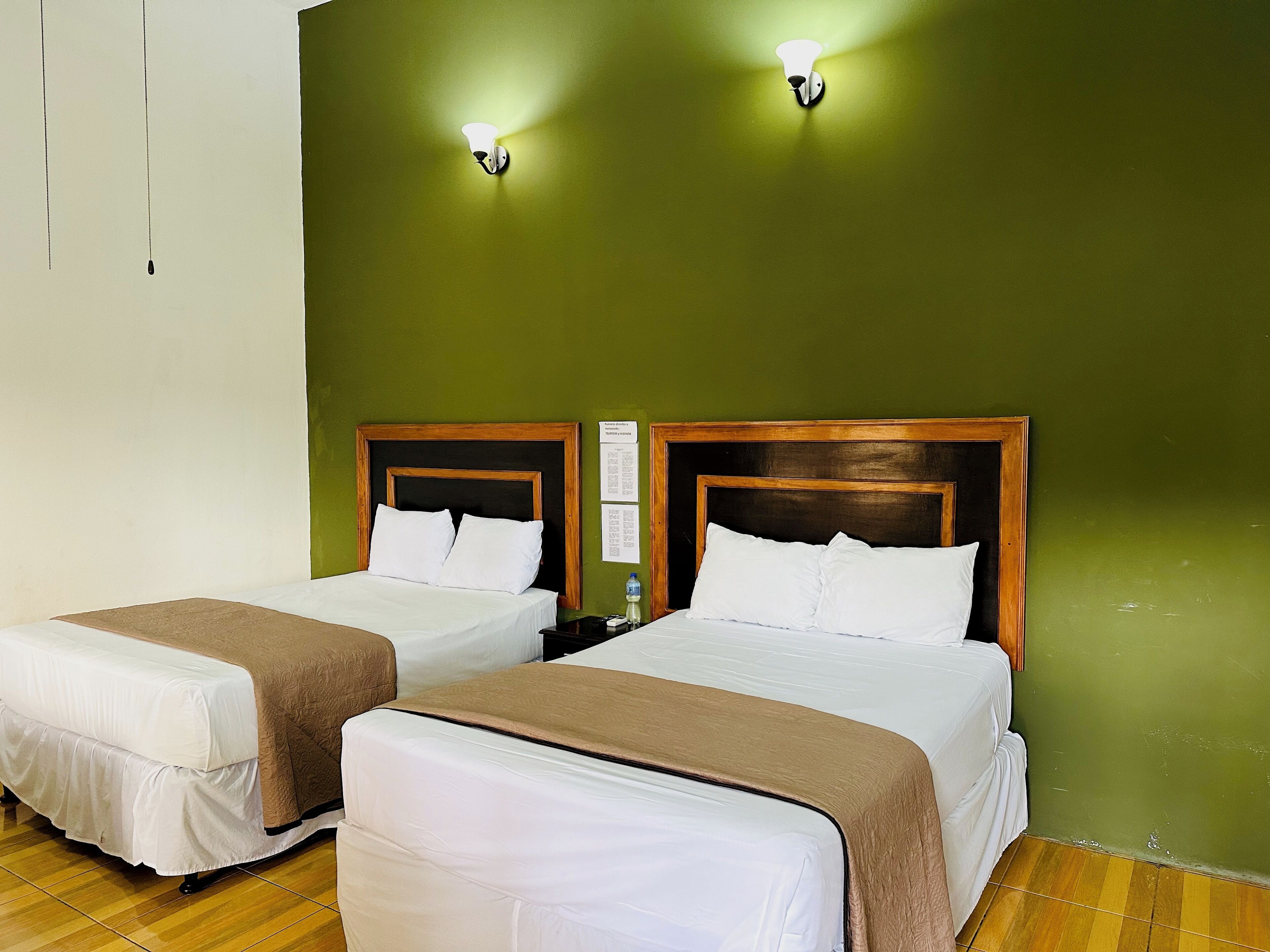 Wifi gratis y ropa de cama 