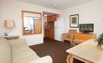 套房, 1 间卧室 | 起居区 | 电视