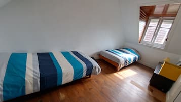 2 chambres, draps fournis