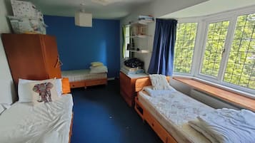 9 slaapkamers, een strijkplank/strijkijzer, wifi, beddengoed