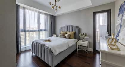 Spacious building with 2 bedrooms and AC, WiFi in brilliant Hohhot