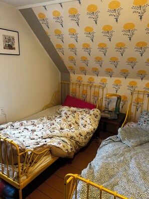 4 bedrooms, iron/ironing board, WiFi, bed sheets