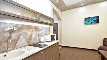 Stovetop, paper towels