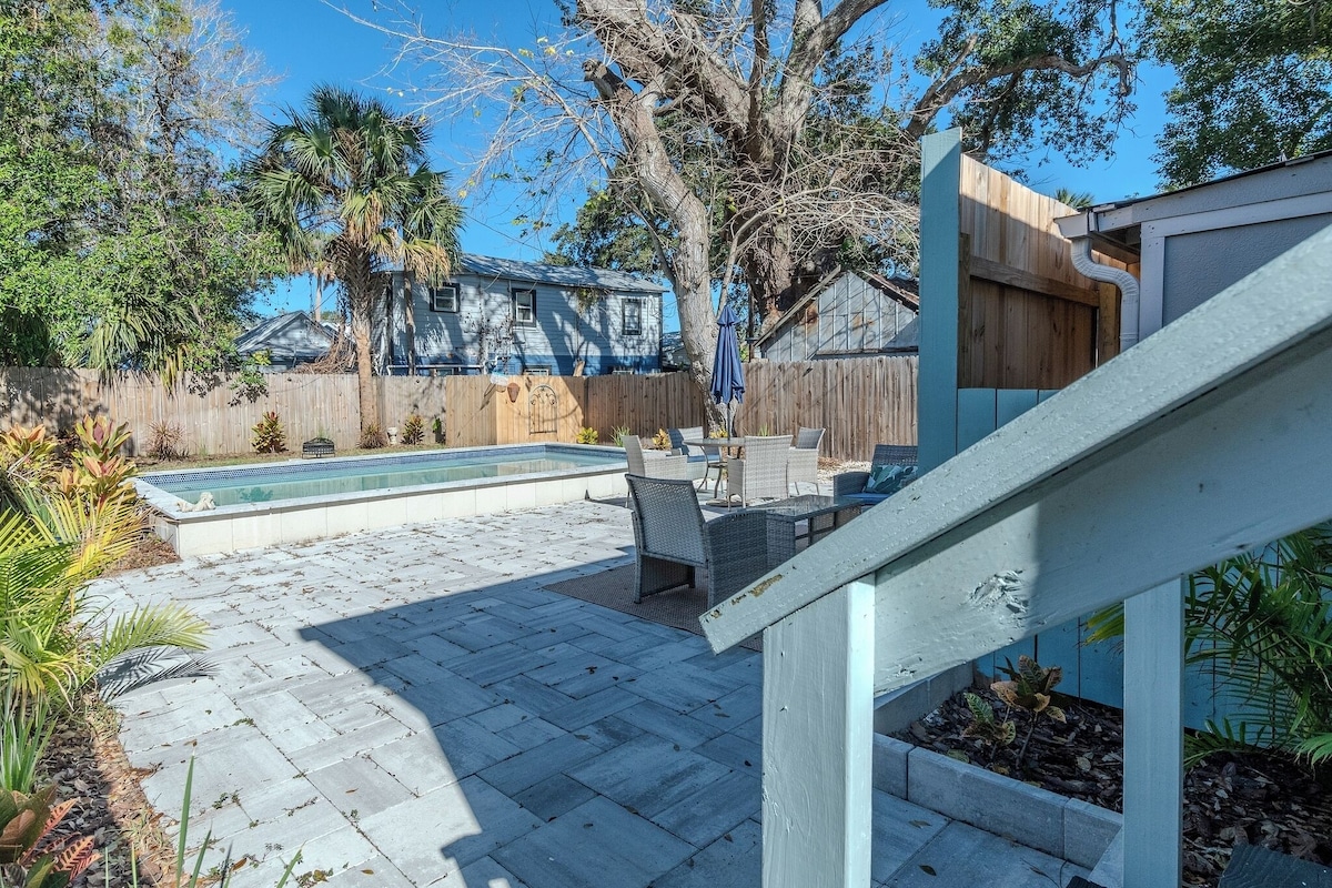 Photo 23 of 3bedroom/2bath home with Private Pool! Downtown St Augustine, quiet and walkable