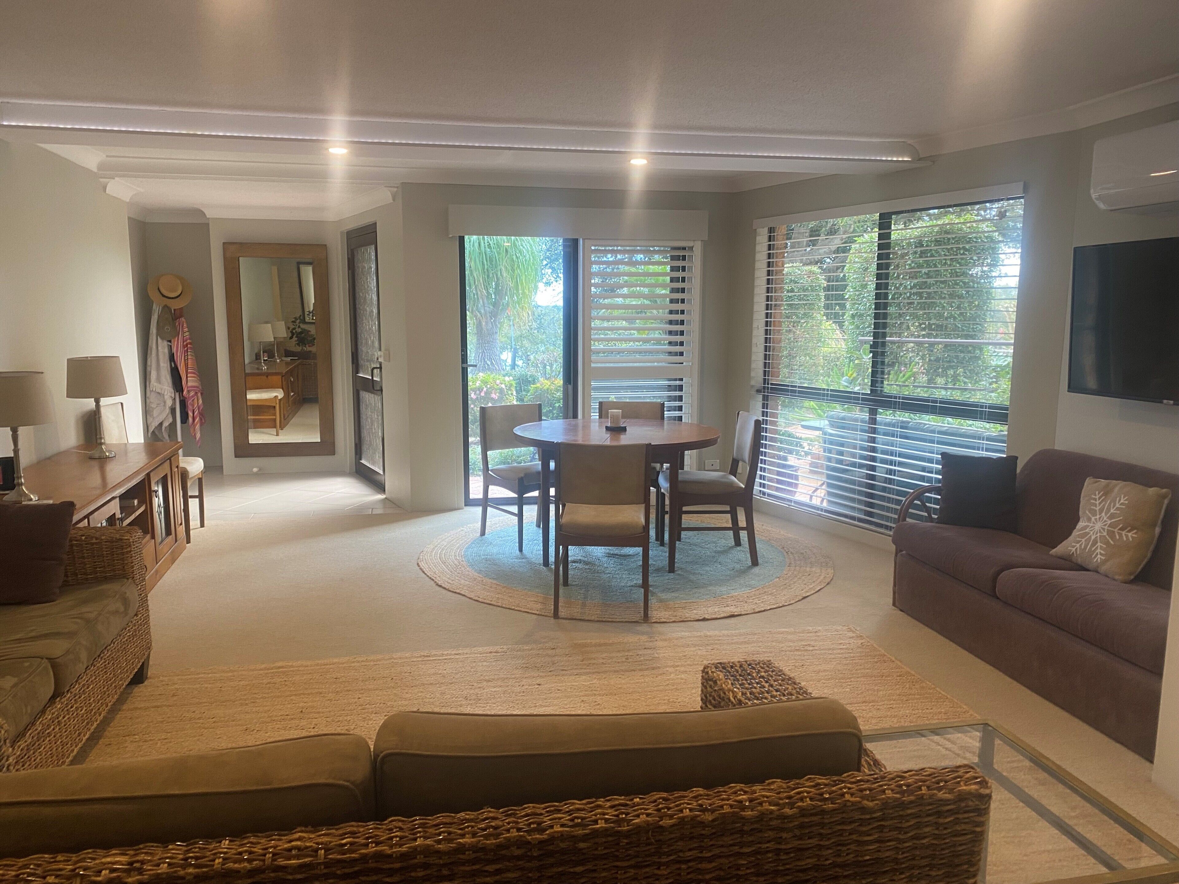 TV connectée, cheminée