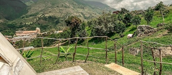 Wake up with a view of the mountains from our Hostal Las Valkirias
