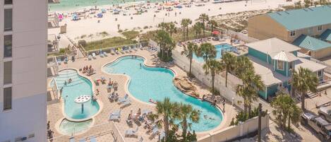 Indoor pool, outdoor pool