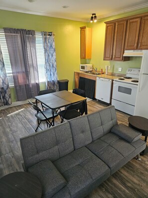 Interior - Cozy 2-bedroom townhome in charming New Orleans with AC, WiFi, and yard. (New Orleans)