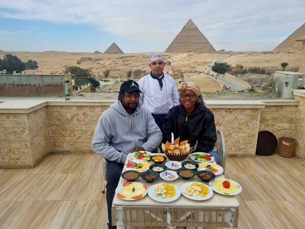 Free daily local cuisine breakfast