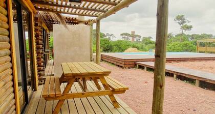 Amazing 2-bedroom bungalow with WiFi, AC in wonderful Punta del Diablo,Uruguay