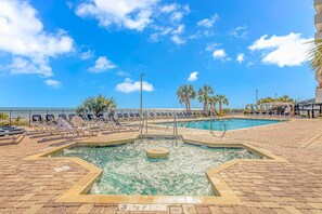 Indoor pool, a heated pool - Ocean View Queen Suite- Landmark 517 (Myrtle Beach)