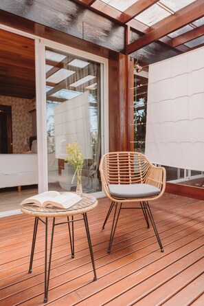 Comfort Room, Garden View | Premium bedding, memory-foam beds, minibar, individually decorated - Puerto Dijama Hotel Boutique (Carmelo)