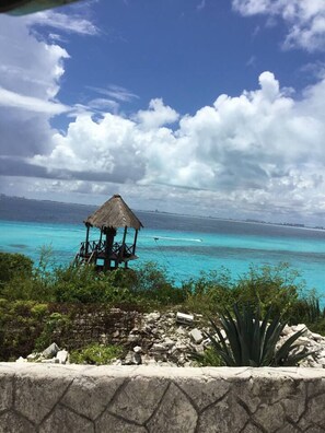Vue depuis l’hébergement