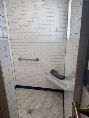 Shower, hair dryer