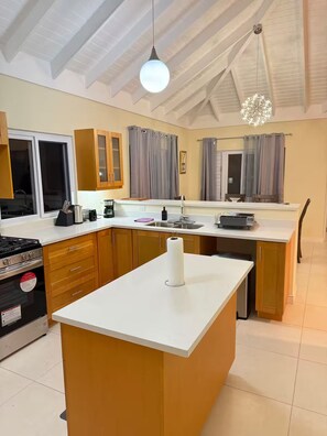 Private kitchen - Hillcrest Heaven Elegant Escape in Richmond Estate, St. Ann with Private Beach (Priory)