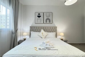 1 bedroom, iron/ironing board, travel cot, WiFi