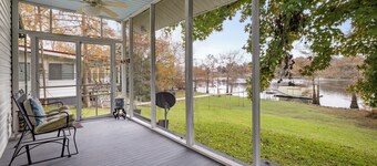 TWO homes on Black River Lake with TWO boat slips!