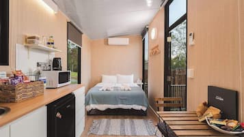 1 makuuhuone, vuodevaatteet