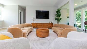 TV, video games, DVD player, books