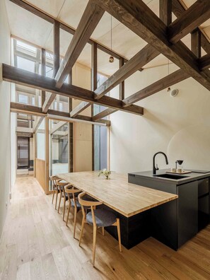 Casa Tradizionale, 2 camere da letto, non fumatori, sauna | Sala da pranzo