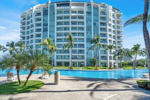 Pool - Departamento Seibal Nuevo Vallarta Acceso Vidanta Apartment 4 recámaras (Nuevo Vallarta)