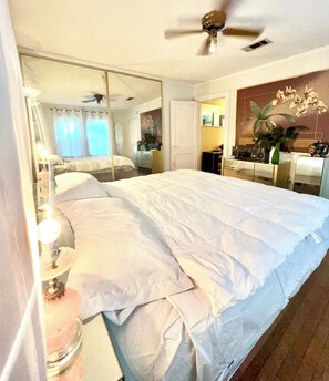 1 habitación, tabla de planchar con plancha, wifi y ropa de cama