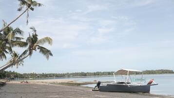 Beach nearby, white sand