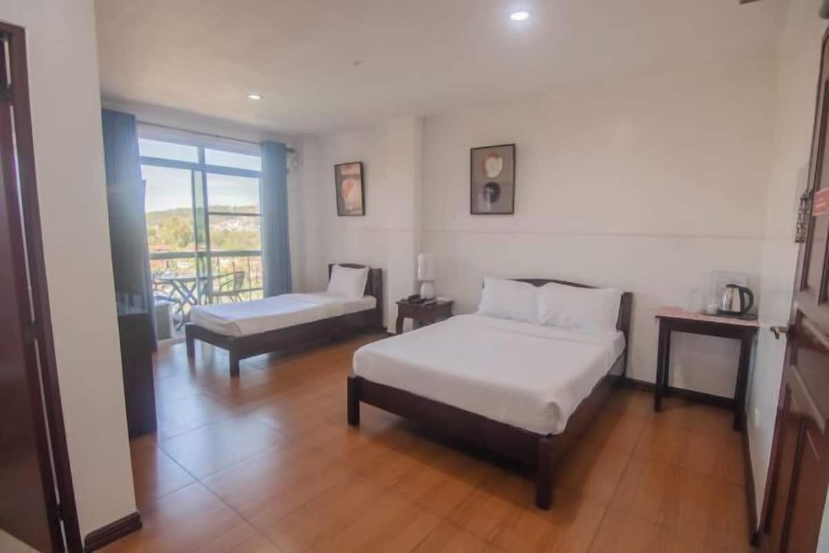 Blackout curtains, iron/ironing board, free WiFi