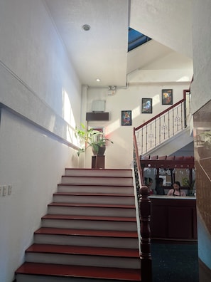 Interior entrance