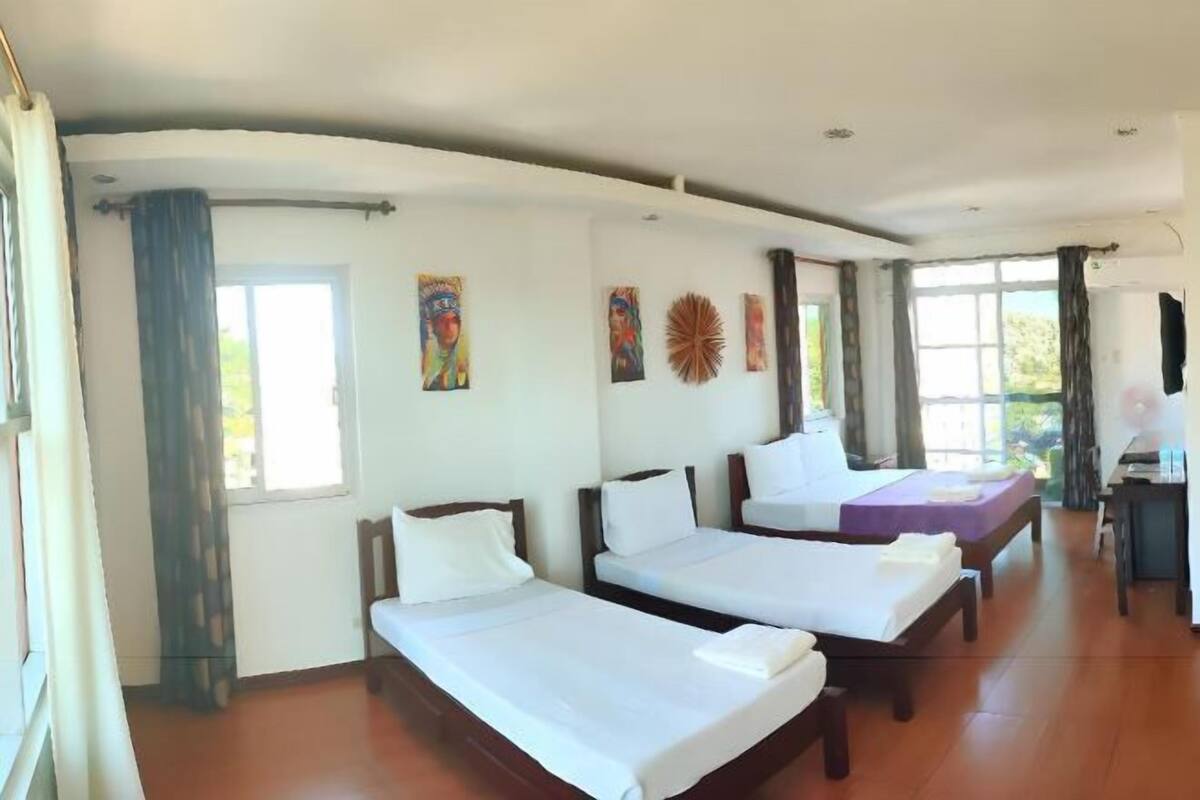 Blackout curtains, iron/ironing board, free WiFi