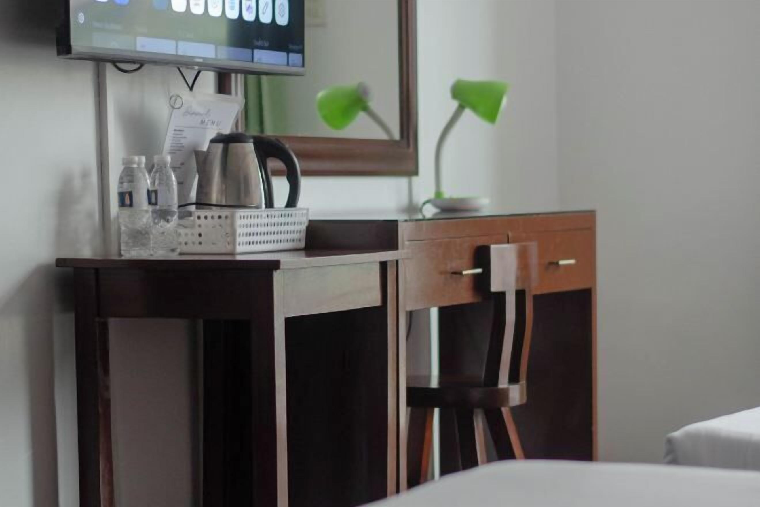 Blackout curtains, iron/ironing board, free WiFi