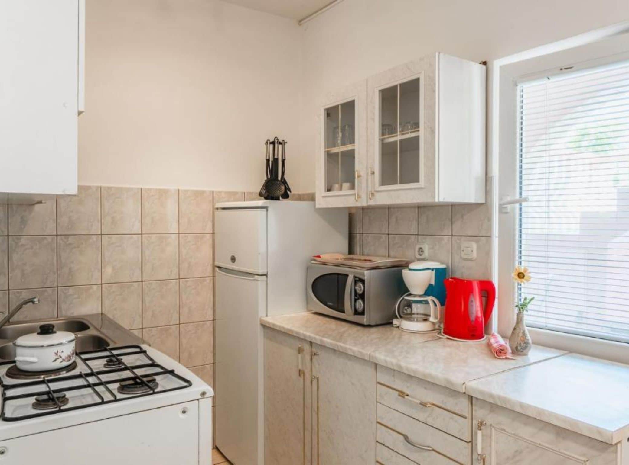 Apartment (Two Bedroom Apartment 1) | Private kitchen | Fridge