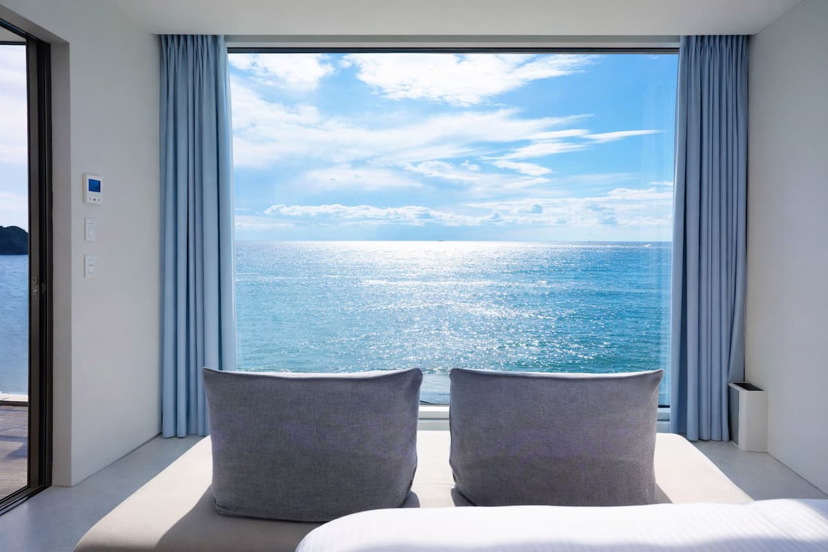 Villa – executive, havutsikt (Annex + Main Building Twin Rooms) | Dundyner, lydisolert, wi-fi (inkludert) og sengetøy