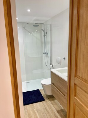 Shower, hair dryer, towels, soap - Renovated country gite: Les glycines d'Offwiller (Offwiller)