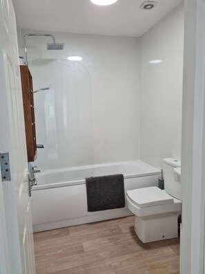 Shower, hair dryer