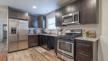 Microwave, oven, stovetop