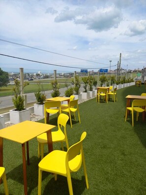 Terrace/patio - Ulises Apart hotel (Mar del Plata)