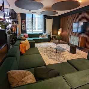 Sala de estar en el lobby