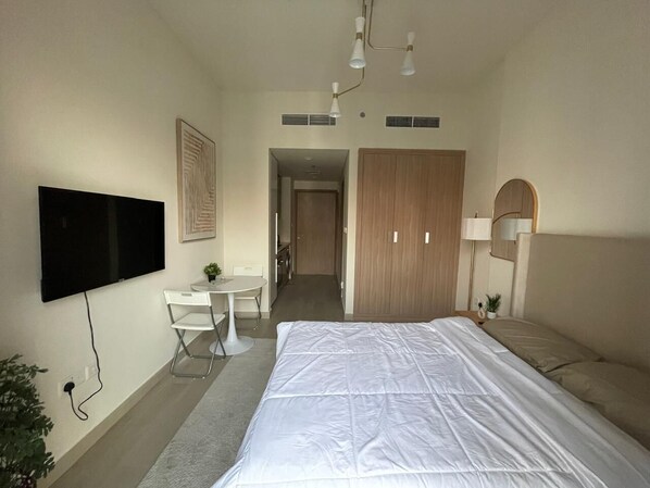 1 Schlafzimmer, Bügeleisen/Bügelbrett, WLAN