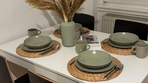 Leilighet, 2 soverom, byutsikt | Spiseområde