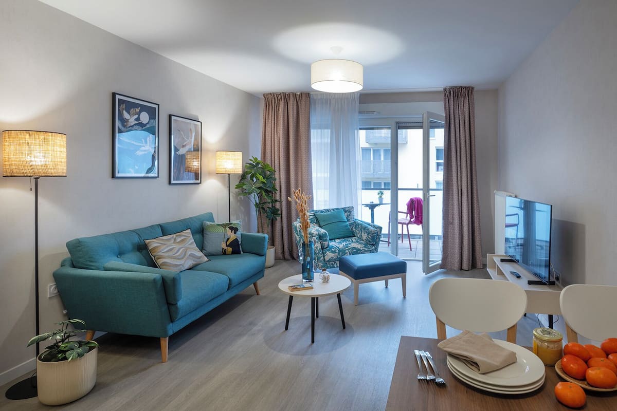 Apartamento | Caja fuerte, sistema de insonorización, wifi gratis