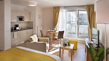 Studio | Coffres-forts dans les chambres, chambres insonorisées, Wi-Fi gratuit