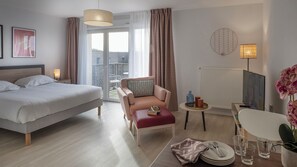 Studio | Tallelokero huoneessa, äänieristys, ilmainen Wi-Fi, pääsy pyörätuolilla
